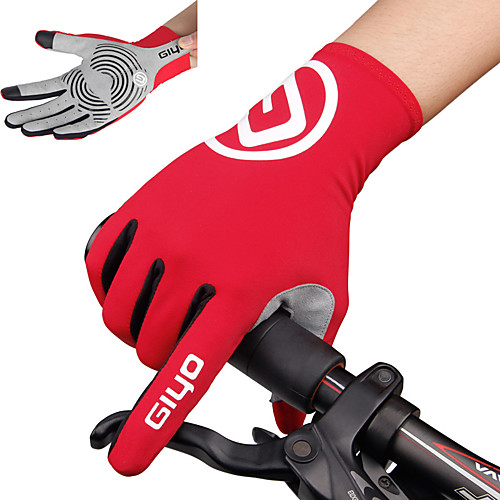 

Winter Bike Gloves / Cycling Gloves Mountain Bike Gloves Mountain Bike MTB Road Bike Cycling Thermal / Warm Breathable Anti-Slip Sweat-wicking Full Finger Gloves Sports Gloves Black Sky Blue Yellow
