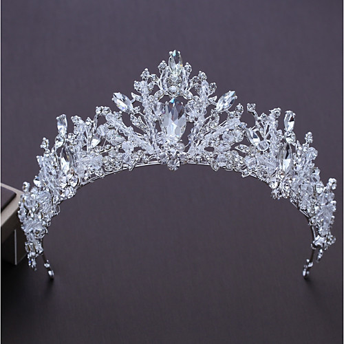 

Alloy Tiaras with Rhinestone 1pc Wedding / Birthday Headpiece
