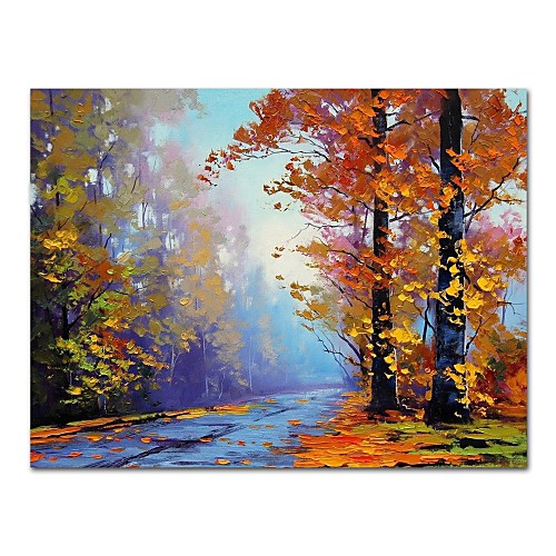 

Oil Painting Hand Painted - Abstract Comtemporary Modern Stretched Canvas