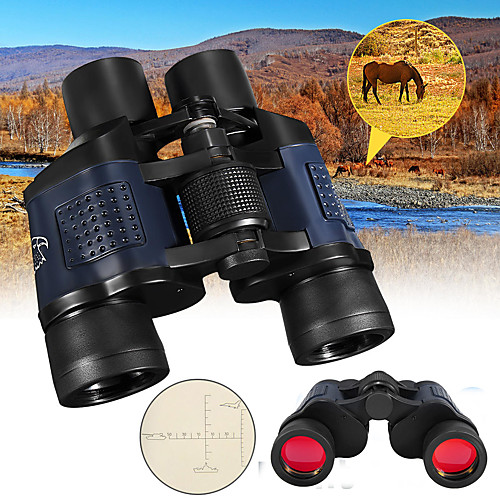 

60 X 60 mm Binoculars Lenses Night Vision in Low Light Portable Lightweight High Magnification 100/1000 m Multi-coated BAK4 Camping / Hiking Hunting Fishing / Bird watching