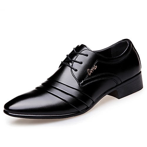 

Men's Formal Shoes Faux Leather Spring / Fall Oxfords Black / Comfort Shoes / EU40