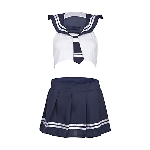 

Women's Uniforms & Cheongsams Nightwear - Pleated, Color Block