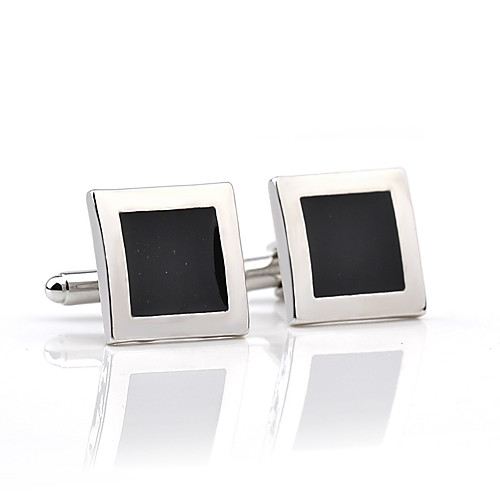 

Cufflinks European Fashion Alloy Brooch Jewelry Black For Wedding Formal