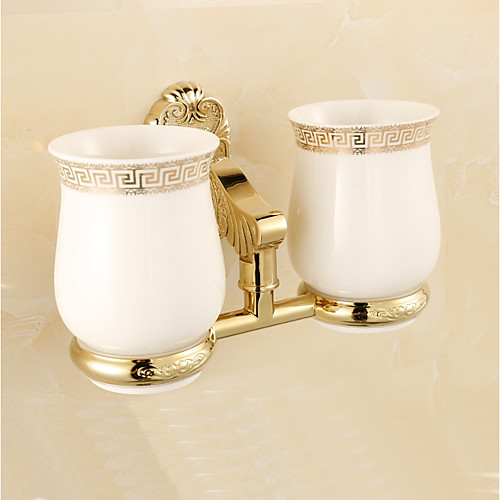 

Toothbrush Holder Multifunction Modern Metal 1 set Wall Mounted