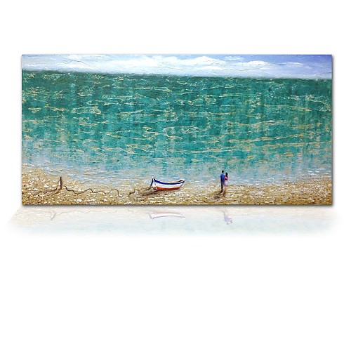 

Oil Painting Hand Painted Horizontal Abstract Landscape Comtemporary Modern Stretched Canvas