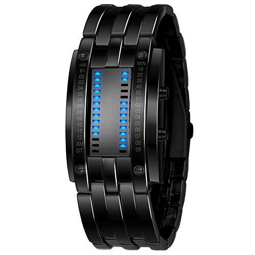 

Men's Digital Watch Digital Casual Chronograph / One Year / Stainless Steel / Stainless Steel