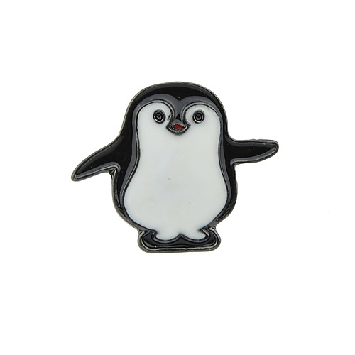 

Women's Brooches Novelty Holiday Penguin Ladies Basic Fashion Brooch Jewelry Black For Daily Date