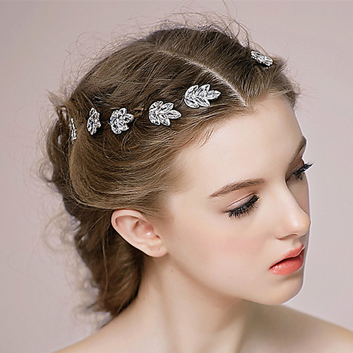 

Rhinestone Hair Pin with Rhinestone 5 Pieces Wedding / Party / Evening Headpiece