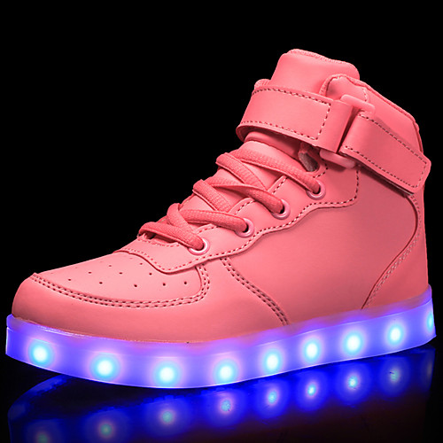 

Boys' / Girls' LED / Comfort / LED Shoes Customized Materials / Leatherette / PU Sneakers Toddler(9m-4ys) / Little Kids(4-7ys) / Big Kids(7years ) Walking Shoes Lace-up / Hook & Loop / LED White