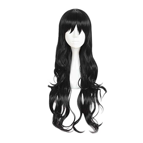 

Cosplay Cosplay Wigs Unisex 28 inch Heat Resistant Fiber Black Anime Wig / Other / Other