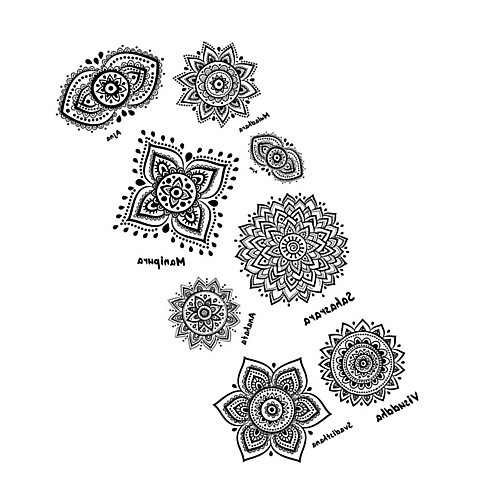 

1 pcs Temporary Tattoos Waterproof Body / brachium / Shoulder Tattoo Stickers