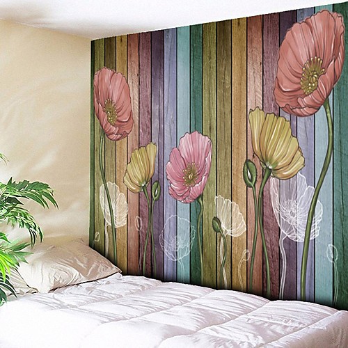 

Wall Tapestry Art Decor Blanket Curtain Picnic Tablecloth Hanging Home Bedroom Living Room Dorm Decoration Flower Plant Floral Botanical