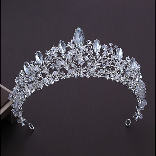 

Alloy Tiaras with Rhinestone 1pc Wedding / Party / Evening Headpiece