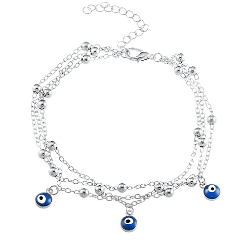 

Women's Charm Bracelet Evil Eye Ladies Fashion Alloy Bracelet Jewelry Gold / Silver For Daily Going out