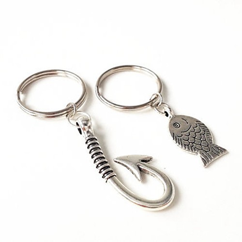 

Beach Theme Keychain Favors Metal Alloy Keychain Favors - 2pcs All Seasons