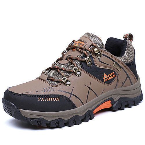 

Men's Sneakers Hiking Shoes Hiking Boots Anti-Slip Breathable Comfortable Hiking Climbing Travel Spring Summer Mineral Green Grey Brown / Round Toe