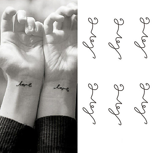 

10 pcs Tattoo Stickers Temporary Tattoos Cartoon Series Body Arts Arm