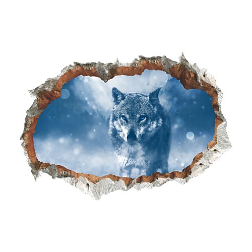 

Decorative Wall Stickers - Animal Wall Stickers Animals Living Room Bedroom Bathroom Kitchen Dining Room Study Room / Office 7050cm