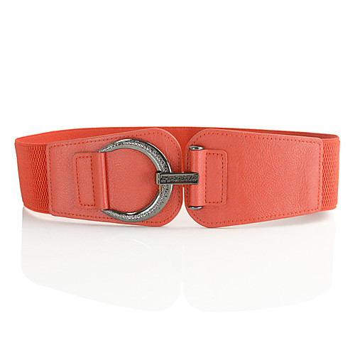 

Women's Party Leather / Alloy Wide Belt - Solid Colored
