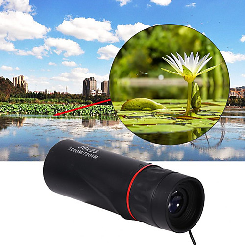 

10 X 25 mm Monocular Lenses Portable Night Vision Multi-coated BAK4 Camping / Hiking Hunting Trail Night Vision Plastic Shell