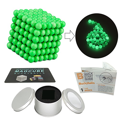 

216 pcs Magnet Toy Magnetic Balls Building Blocks Super Strong Rare-Earth Magnets Neodymium Magnet Puzzle Cube Magnet Toy Magnetic Glow-in-the-dark Glow in the Dark Stress and Anxiety Relief Office