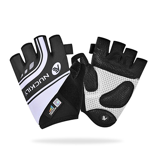 

Nuckily Bike Gloves / Cycling Gloves Mountain Bike Gloves Mountain Bike MTB Road Bike Cycling Breathable Anti-Slip Shockproof Protective Fingerless Gloves Half Finger Sports Gloves Terry Cloth Black