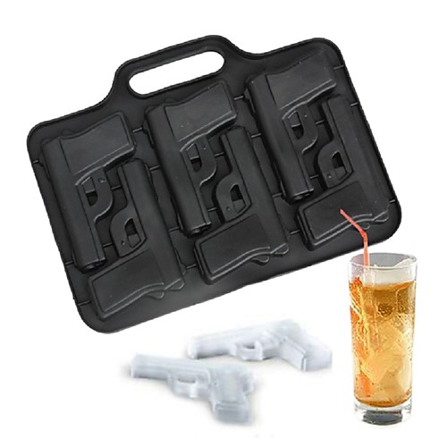 

Gun Bullet Ice Mold Ice Cube Tray Ice Cream Maker DIY Kitchen Tools