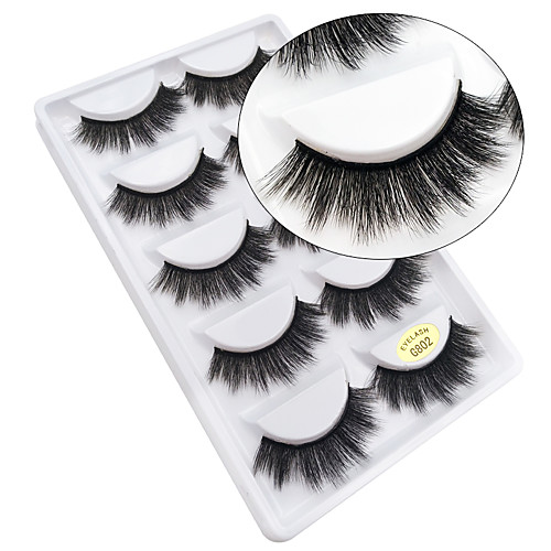 

Eyelash Extensions False Eyelashes 10 pcs Professional Natural Curly Animal wool eyelash Daily Thick - Makeup Daily Makeup Halloween Makeup Party Makeup Professional High Quality Cosmetic Grooming