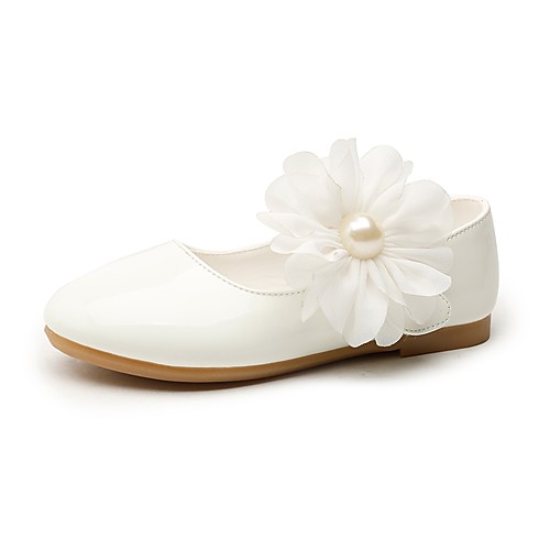 

Girls' Comfort / Flower Girl Shoes Leatherette Flats Toddler(9m-4ys) / Little Kids(4-7ys) Pearl / Flower / Hook & Loop White / Black / Red Spring & Fall / Wedding / TPR (Thermoplastic Rubber)