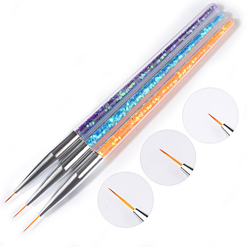 

3pcs Nail Art Tool Nail Brushes For Finger Nail Novelty nail art Manicure Pedicure Professional / Cute Daily Wear