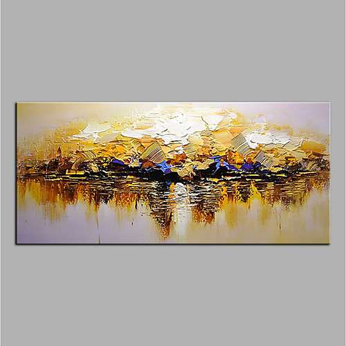 

Oil Painting Hand Painted - Abstract Modern Rolled Canvas
