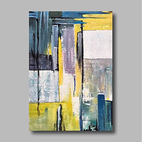 

Oil Painting Hand Painted Vertical Abstract Comtemporary Stretched Canvas