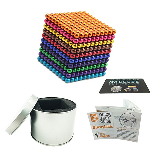 

1000 pcs 5mm Magnet Toy Magnetic Balls Magnet Toy Building Blocks Super Strong Rare-Earth Magnets Neodymium Magnet Puzzle Cube Magnetic Stress and Anxiety Relief Office Desk Toys Relieves ADD, ADHD