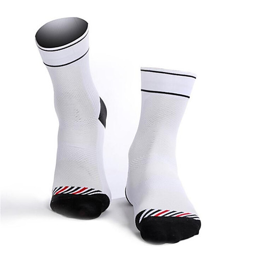 

Cycling Socks Cotton Men's Solid Colored Socks Long Socks Anti-Slip Wearable Non Slip Sports & Outdoor 1 Pair
