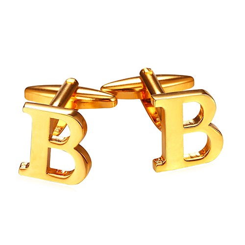 

Cufflinks Fashion Brooch Jewelry Silver Golden For Daily Street
