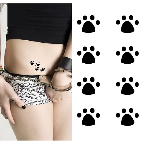 

10 pcs Tattoo Stickers Temporary Tattoos Animal Series Body Arts Brachium