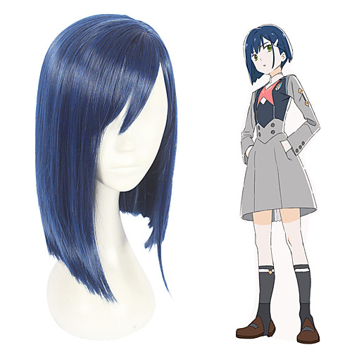 

Darling in the Franxx Ichigo Cosplay Wigs All 14 inch Heat Resistant Fiber Anime Wig