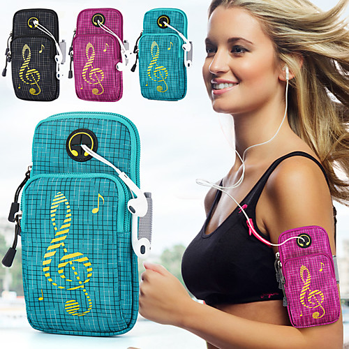 

Armband Cell Phone Bag for Sports Bag Waterproof Wearable Skidproof Running Bag iPhone X iPhone XR iPhone XS Oxford Cloth Oxford Blue Black Purple / iPhone XS Max
