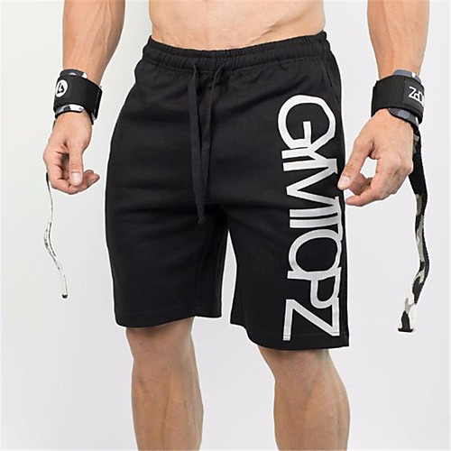 

Men's Running Shorts Sports & Outdoor Baggy Shorts Drawstring Cotton Fitness Gym Workout Exercise Breathable Quick Dry Sweat-wicking Sport Black / Stretchy