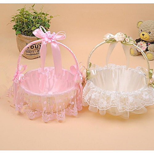 

Flower Basket Lace 8 1/3 (21 cm) Bowknot / Satin Flower / Lace 1 pcs