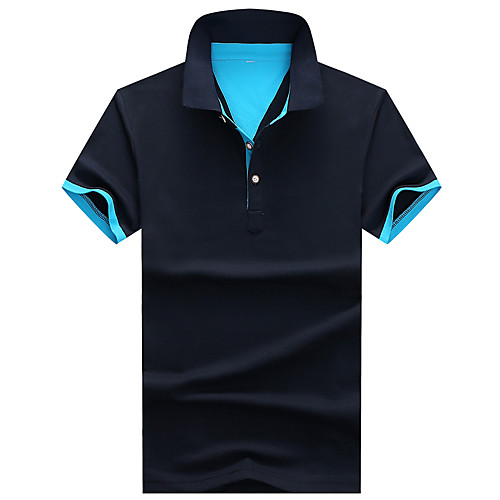 

Men's Solid Colored Polo Business Basic Daily Work White / Black / Green / Navy Blue / Gray