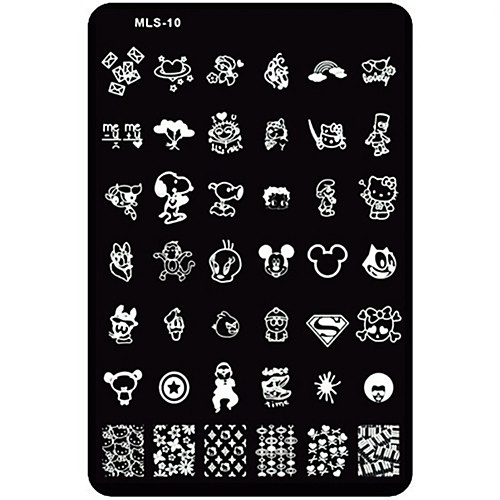 

1 pcs Nail Stamping Tool nail art Manicure Pedicure Unique Design / Cartoon Christmas / Wedding / Birthday