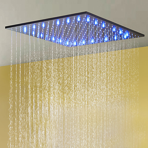 

Contemporary Rain Shower Brushed Feature - LED / Shower / Rainfall, Shower Head
