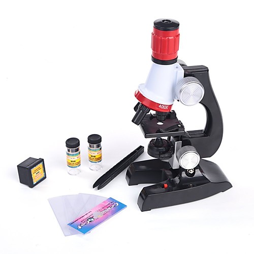 

100X 400X 1200X Microscope Science & Exploration Set Educational Toy Kid's Boys' Girls' Toy Gift 1 pcs