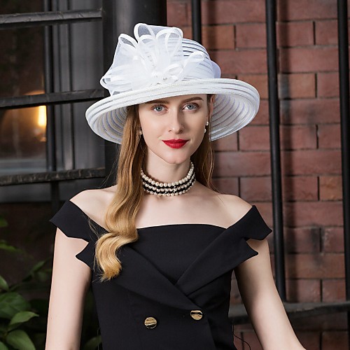 

Tulle Kentucky Derby Hat / Hats with Rhinestone / Bowknot 1pc Wedding / Party / Evening Headpiece