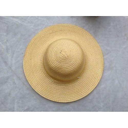 

Unisex Work Holiday Straw Straw Hat-Solid Colored Spring Fall Beige