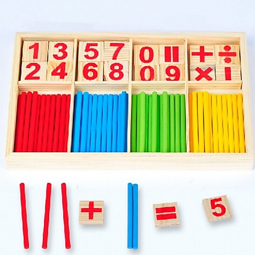 

Montessori Teaching Tool Toy Abacus Educational Toy Parent-Child Interaction Wooden 1 pcs Kid's Toy Gift / Develop Creativity