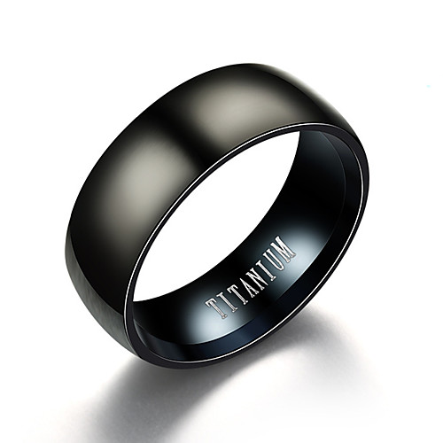 

Band Ring Black Titanium Steel Tungsten Steel Steel Stainless Vintage Initial 6 7 8 9 10