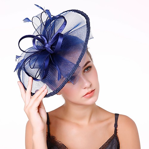 

Women's Kentucky Derby Elegant Fashion Head Jewelry Hat Wedding Party - Solid Colored / All Seasons