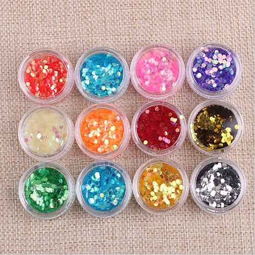 

12pcs Artificial Nail Tips Nail Art Tool Nail Art Kit For Fashionable Design nail art Manicure Pedicure High Quality Daily Wear